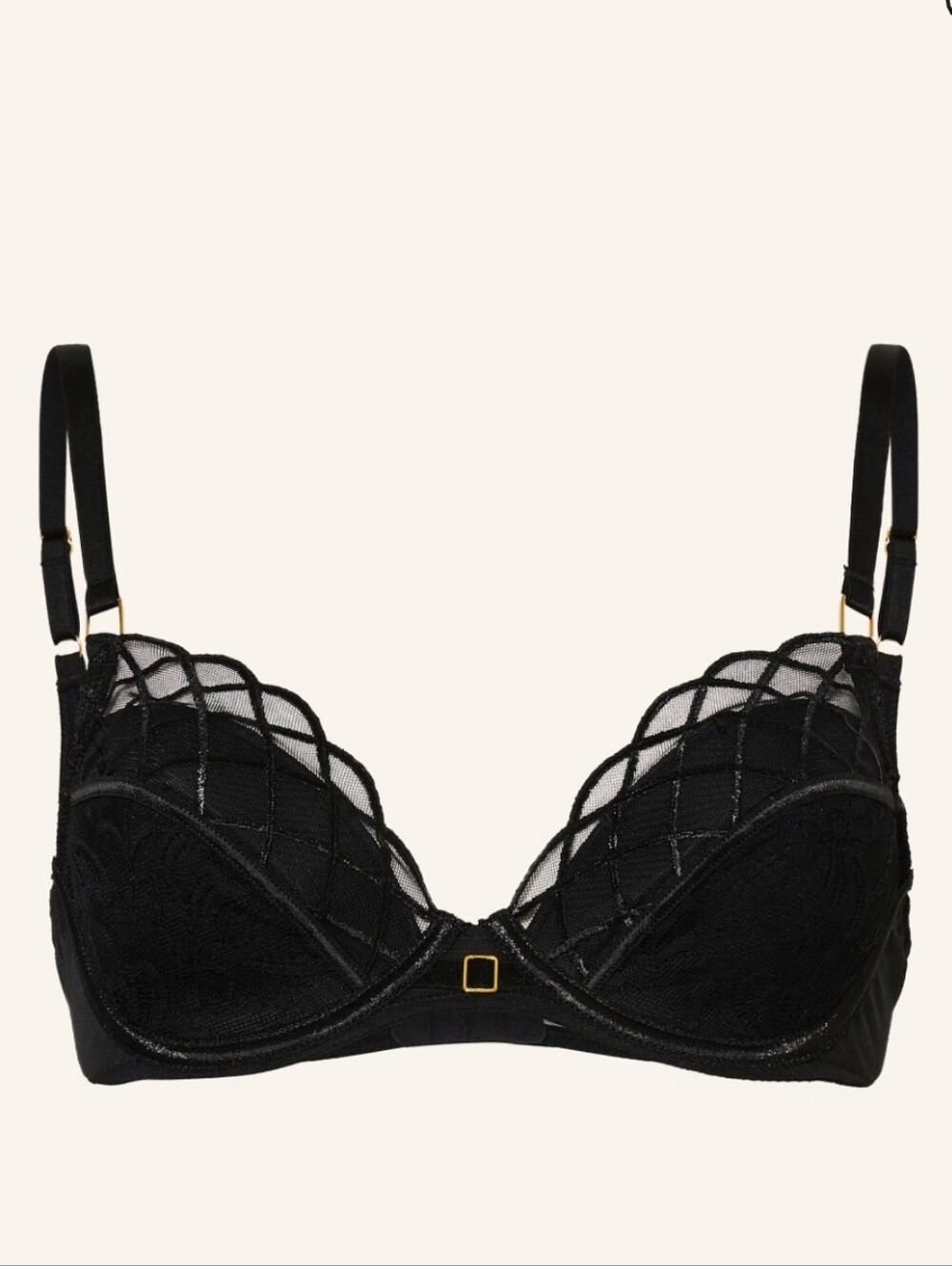 MARIE JO PUSH UP BRA AVEN IN BLACK SIZE 32 D